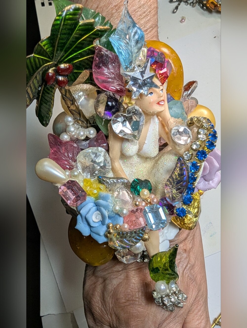 Wendy Gell Marilyn Monroe bracelet palm tree Jewels.